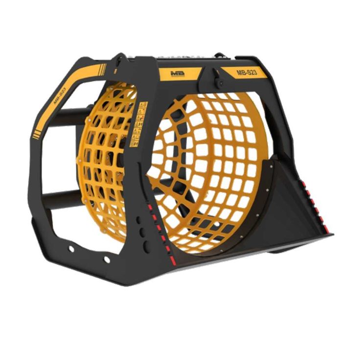 Cupe de SORTARE MB CRUSHER S23 pt Excavator recomandat 35-50 Tone