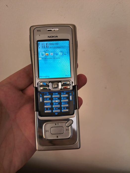 Nokia N91 N Series+charger original ( decodat,life timer 13:08)