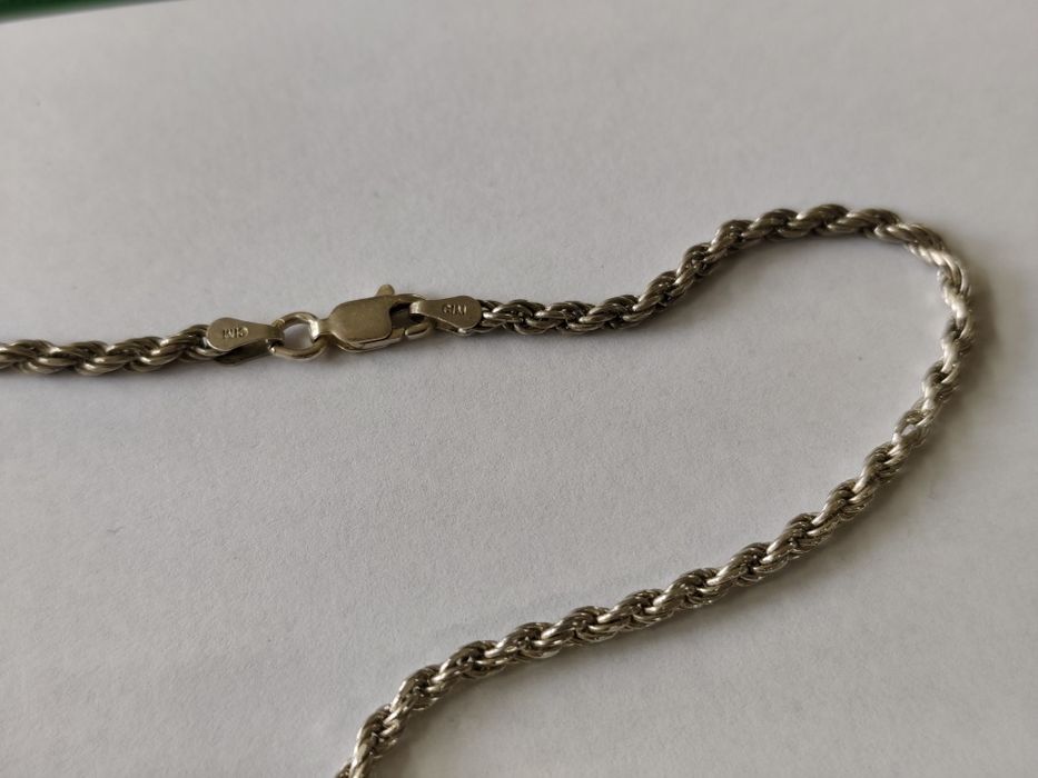 Сребърно колие с медальон сърце 925