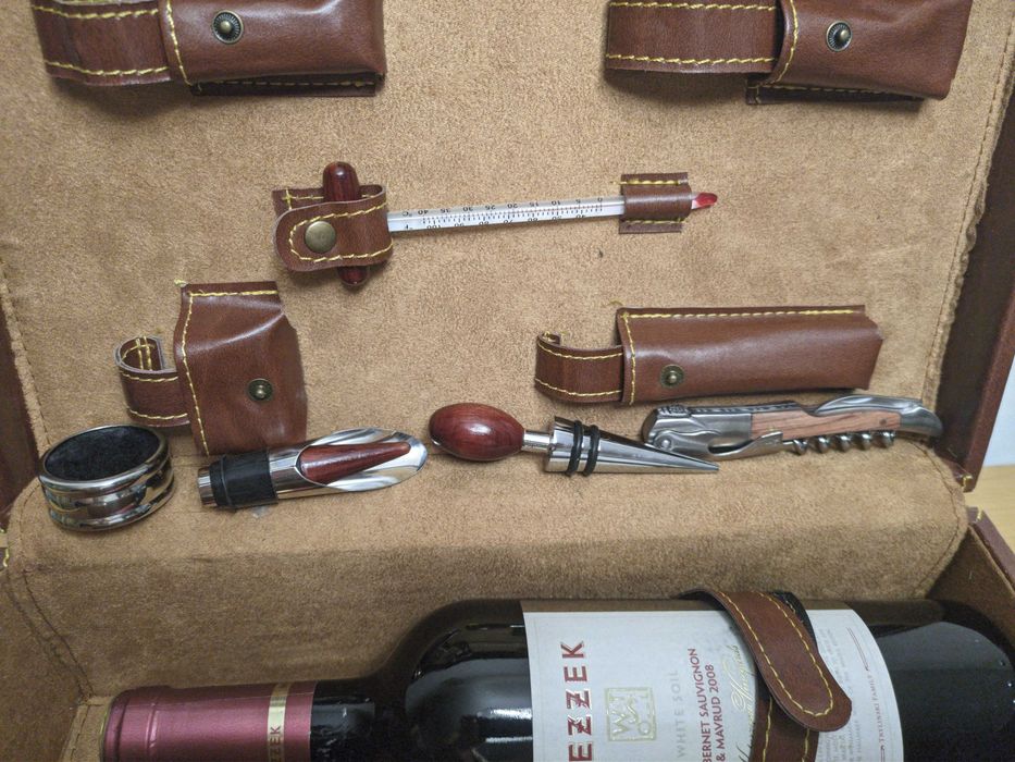 Луксозна италианска кутия за вино Vertini - перфектна за Св. Валентин!