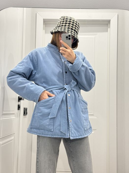 Куртка пальто из денима