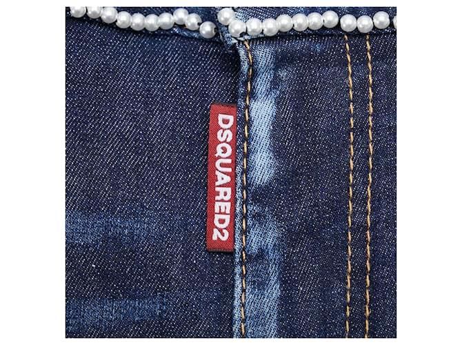 Дънки с висока талия Dsquared2