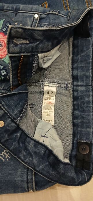 Дънки George, Denim Co, YD, 6-8г, нови