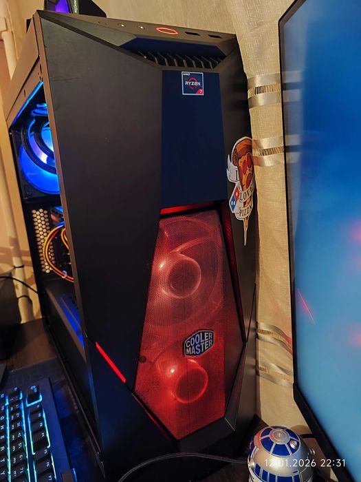 Геймърски Ryzen 5 5600X, RX 7600 8GB, RAM 16GB DDR4 3200