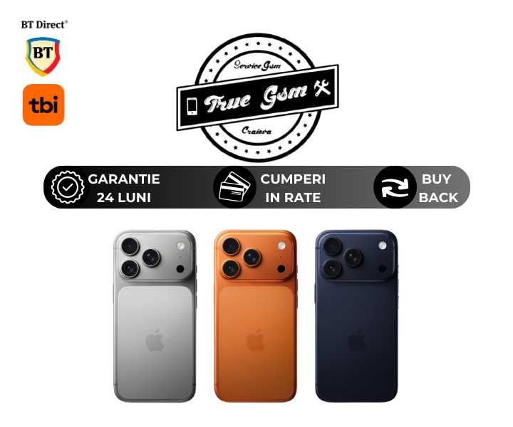 iPhone 17 Pro 256GB Deep Blue / Silver - GARANTIE 24 LUNI | TrueGSM