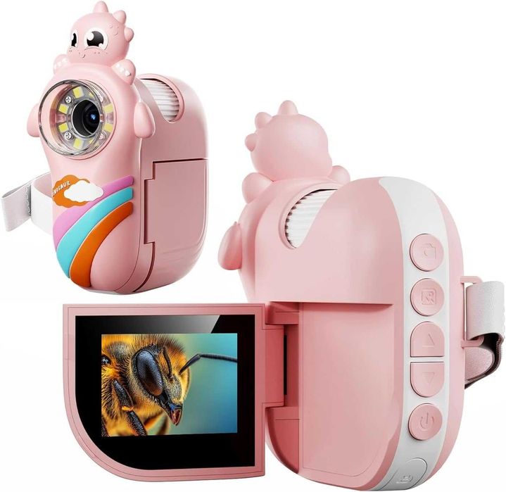 Детски дигитален микроскоп 2MP с 1000x увеличение HD 2 инчa IPS екран