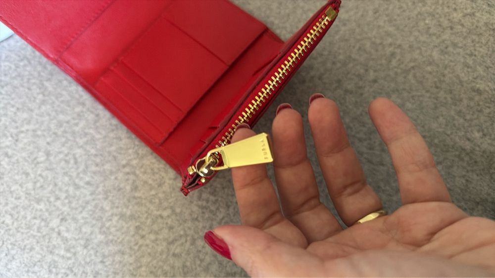 Furla портмоне от ест. кожа