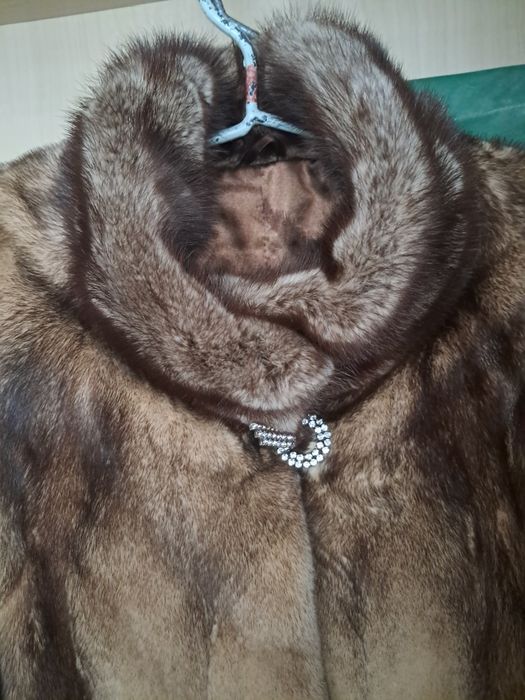 Шуба из стриженной норки