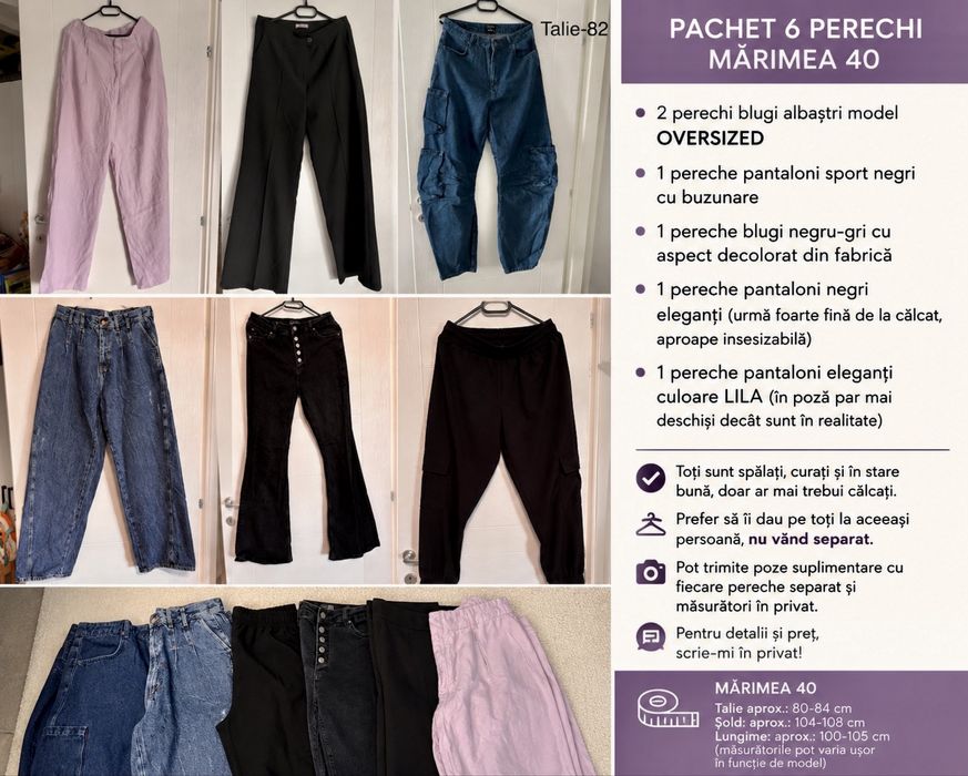 Lot pantaloni marimea 40