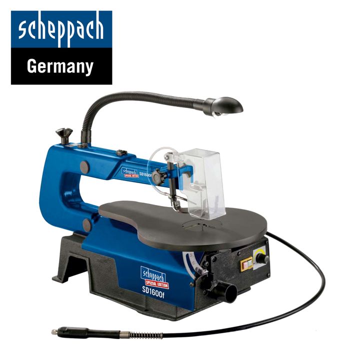 Контурен трион с регулиране обороти и  шлифовалка  Scheppach Deco-Flex