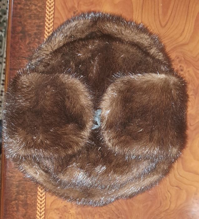 Телпак ушанка норка