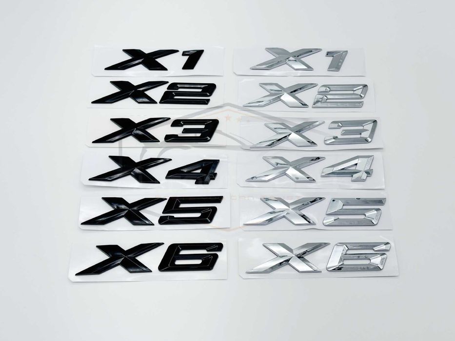 Бмв емблеми баджове X1, X2, X3, X4, X5, X6 надписи