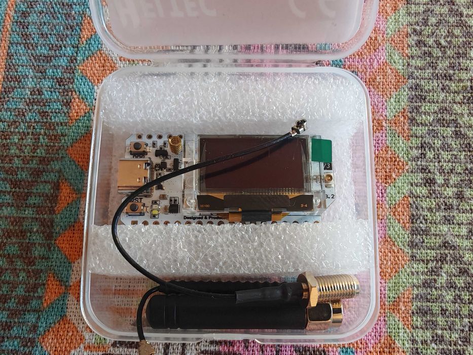 Heltec LoRa 32 V3 / Meshtastic Node + Батерия + Антена