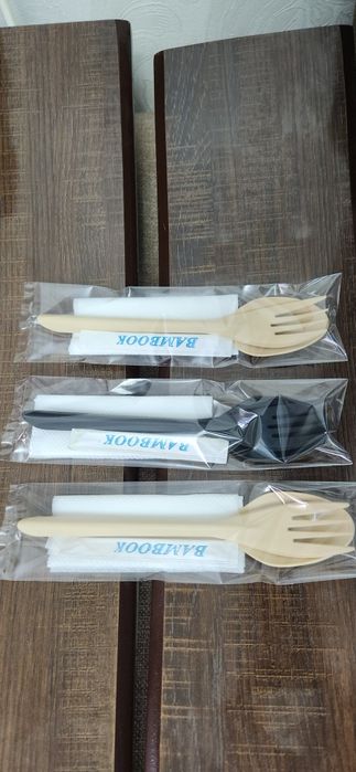 Qoshiq, vilka, salfetka,zubachistka–1 to‘plamda.r.НАБОР ложка ВИЛКА