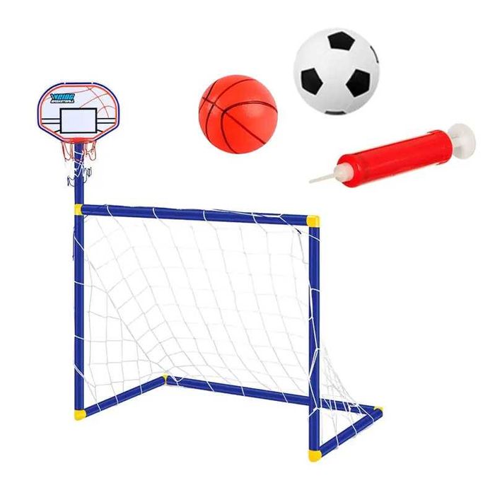 Настолен баскетболен кош и футболна вратичка /2 в 1/