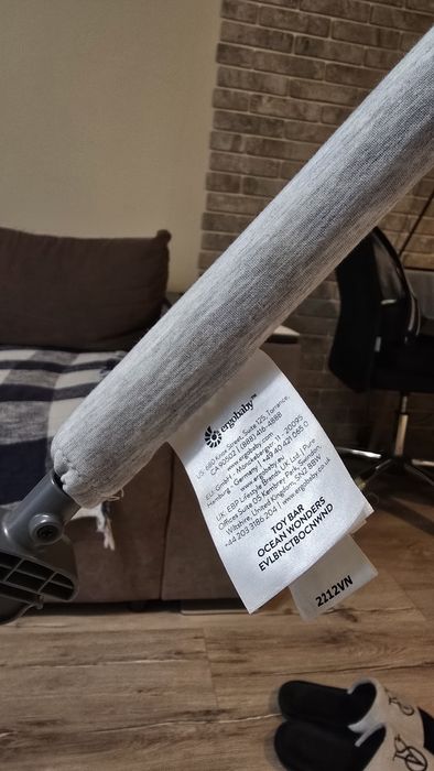 Ergobaby Бебешки шезлонг 3в1 Evolve Charcoal Grey