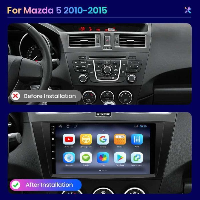 Mazda 5 2010г-2015 Мултимедия/Навигация Android