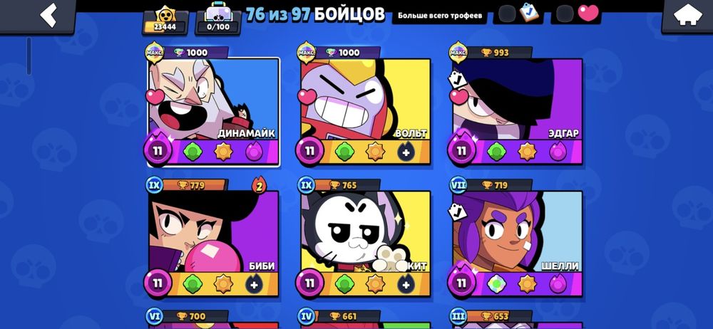 Бравл старс ак 76 бойцов