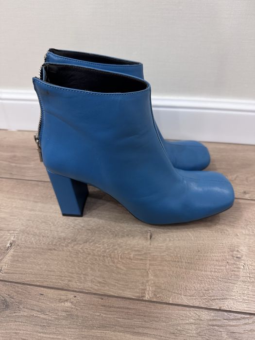 Ботинки Mango натур кожа