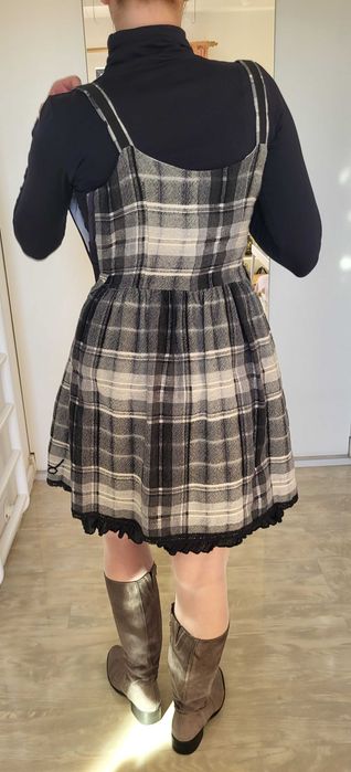 Rochie toamna/ iarna, tip sarafan, Mathilde, material lână, Mar. 38