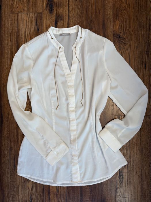 Бяла елегантна риза Orsay