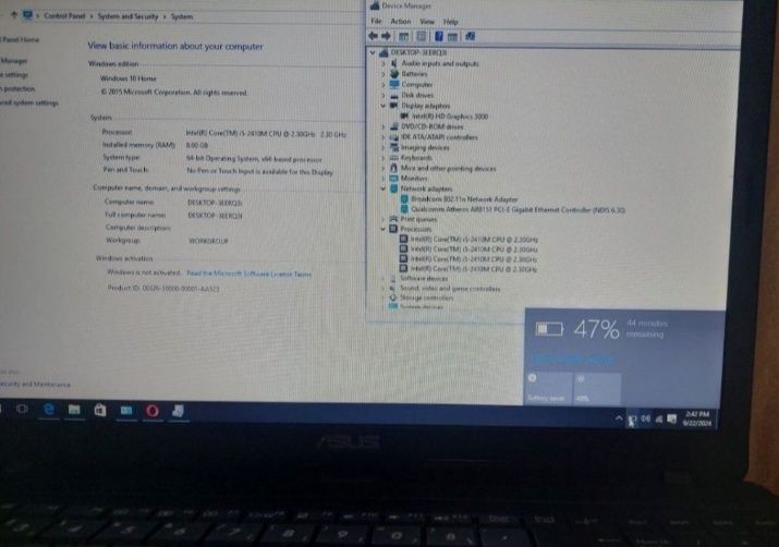 Laptop Asus procesor i5