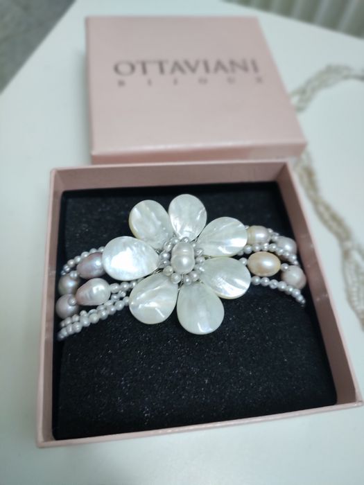Ottaviani Bijoux седефена гривна и колие