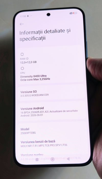 XIAOMI 15T 5G Black 12/256 GB Dual Sim ca nou,fullbox !