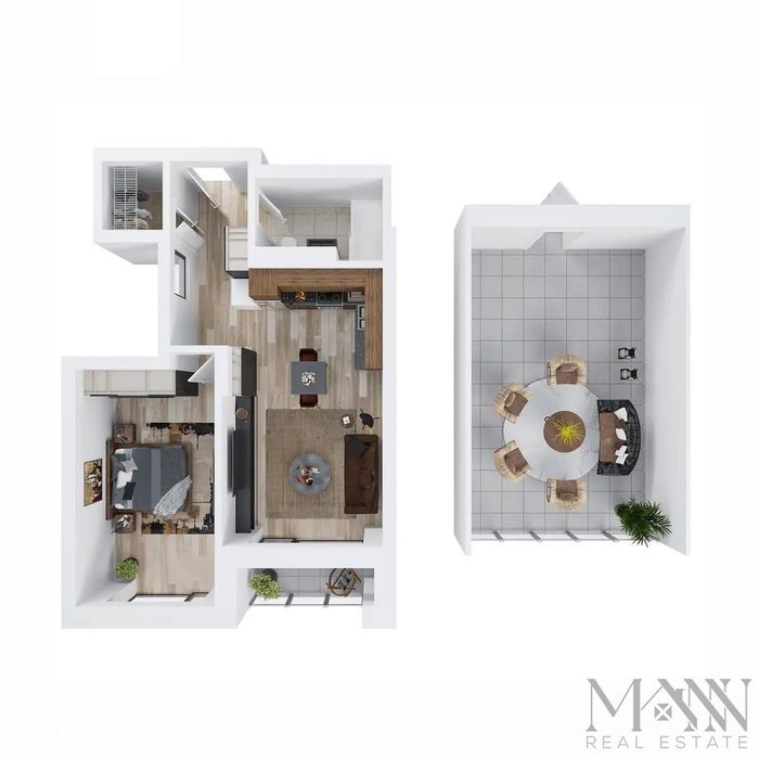 Apartament studio de vanzare | Finisat + Terasa 31 mp, Scala Cetate — fotografia 1