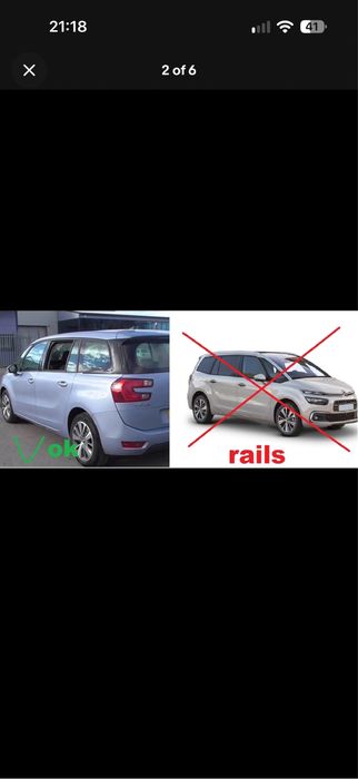 Греди за покриф(roof racks) за Citroen C4 grand picasso mk2 от 2013 нагоре