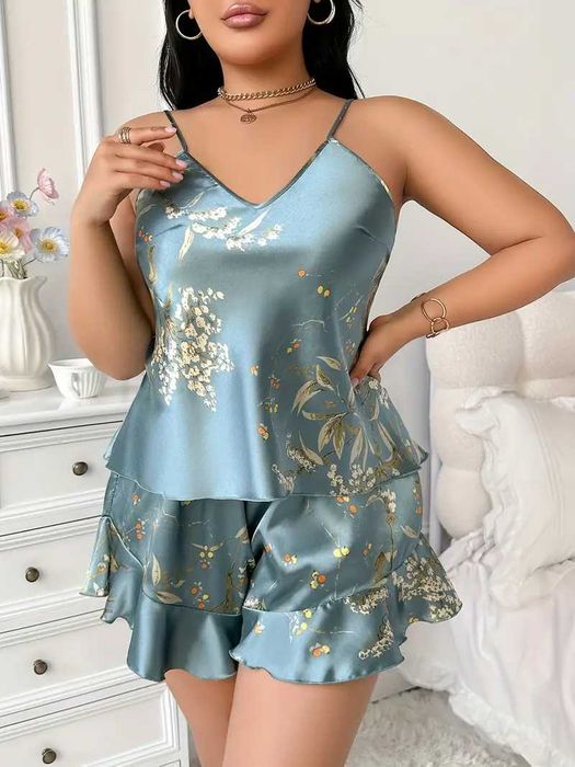 Нова дамска лятна пижама; размер 2 XL