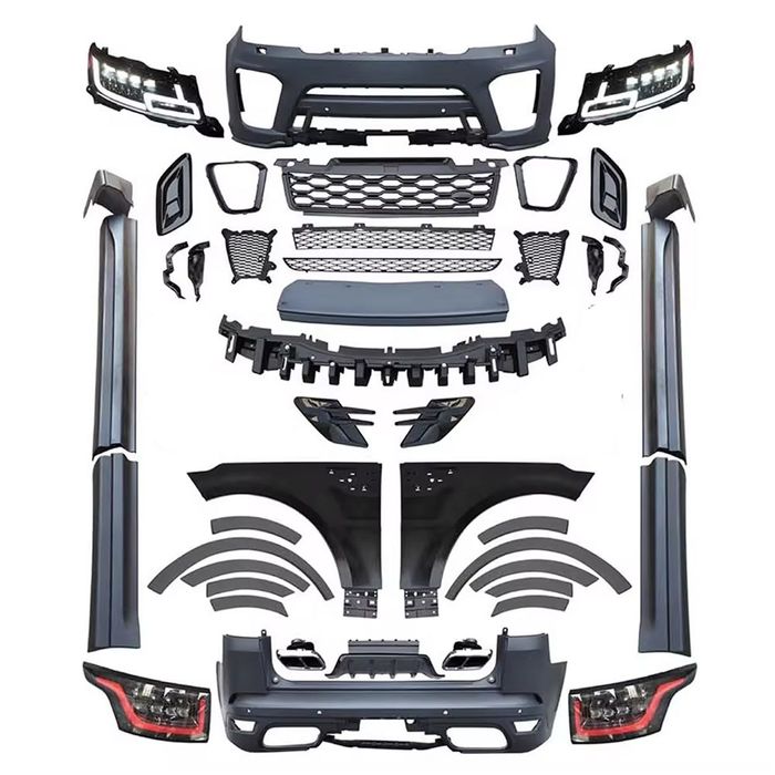 Пълен Бодикит Range Rover Sport L494 (2013 - 17) към SVR Facelift 2018