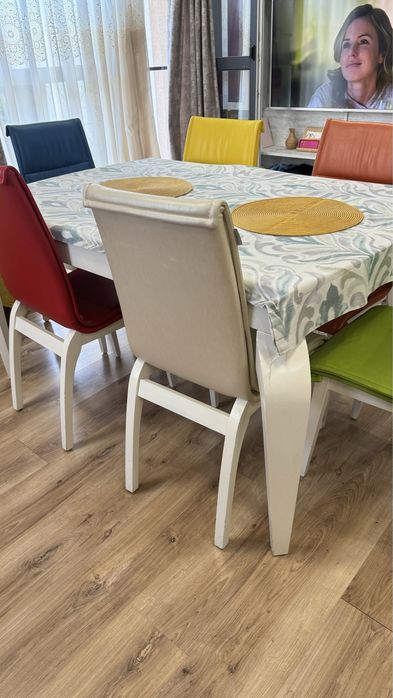 Маса трапезна+6 стола