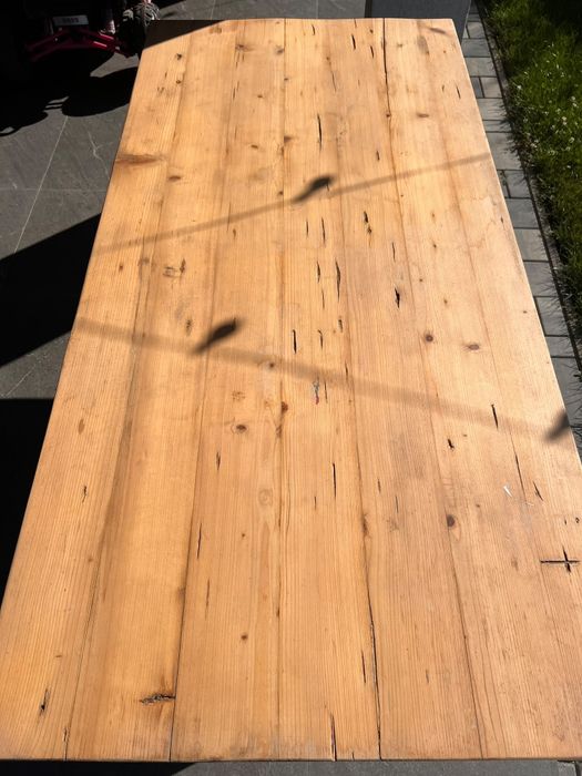 Vând masa de lemn 180x87 h86, 800 lei. Ridicare din Domnești Ilfov.