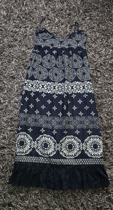 Rochie de vară Tommy Hilfiger(bumbac+mătase)