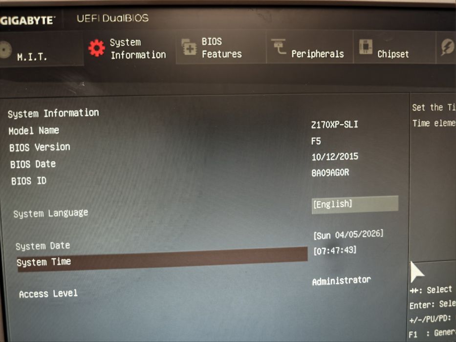 Gigabytе Z170XP-sli сокет 1151