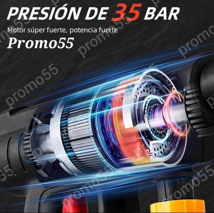 Водоструйка Безжичен Пистолет с Две Батерии 48V за Автомобили и Двор
