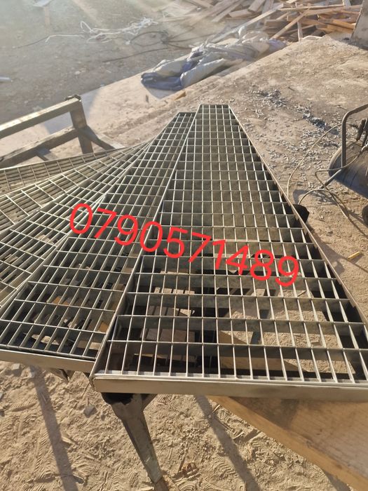 Trepte zincate galvanizate pentru spirala
