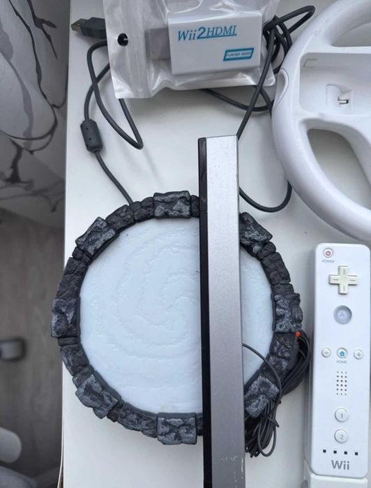 Nintendo Wii Modat + Sensor bar + Controller Original + Adaptor HDMI