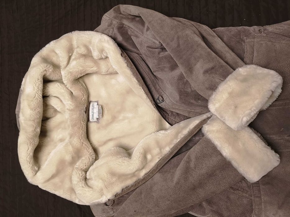 яке естествени кожи charles klein оригинал 100%