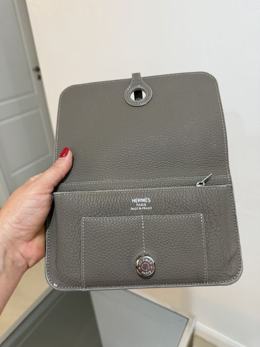 Portofel Hermes de piele