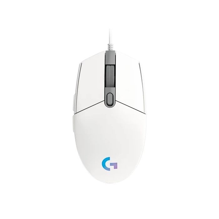 logitech g102 мышка белая