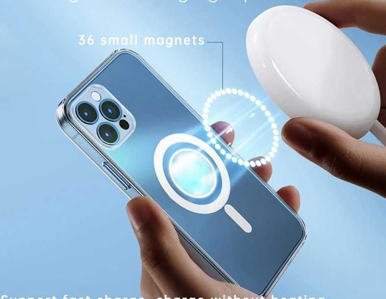 Husa silicon magnetică compatibil Iphone 12 ; 12 Pro ; 12 Pro Max