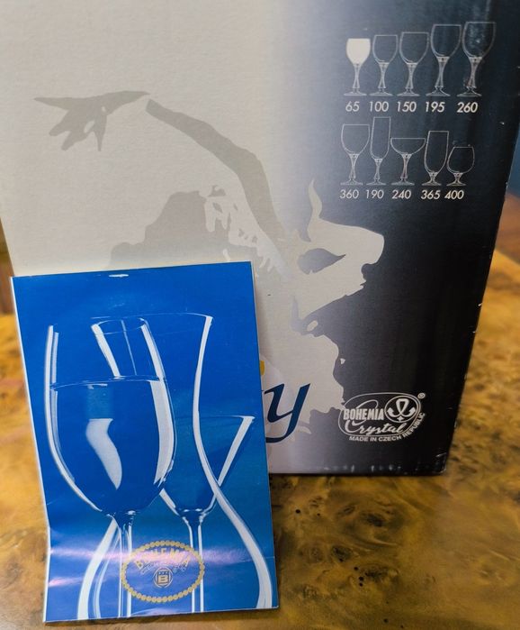 Богемская хрусталь 3 видов.