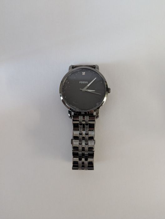 Стилен часовник Fossil Lux Luther, 44мм, 22мм, с метална верижка