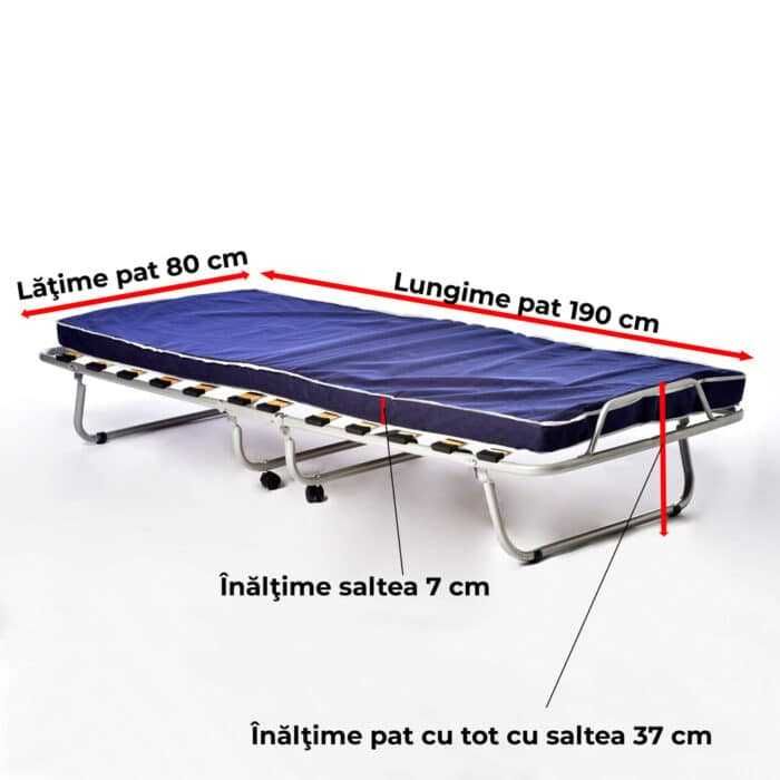 Pat pliabil saltea inclusa