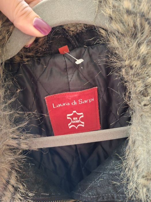 Палто  естествена кожа