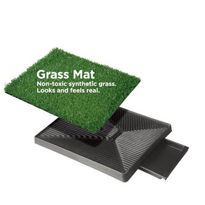 Тоалетна за кучета, Тоалетна за кученца, Обучителна подложка с изкуств