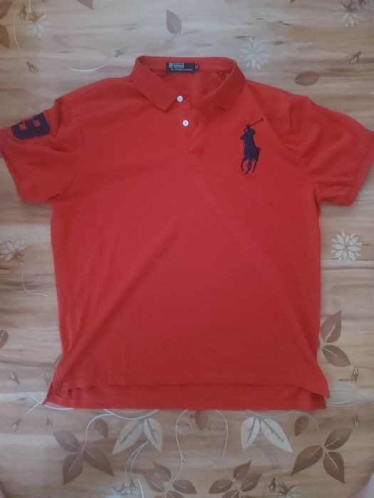 поло красное Ralph Lauren