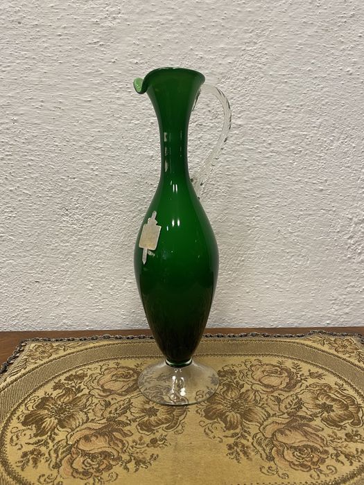 Италианска кана от разтопено стъкло мурано